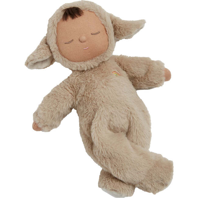 Lamb Pip Cozy Dozy Plush Toy, Cream - Soft Dolls - 3