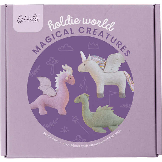 Holdie Folk Felt Magical Creatures, Multicolors - Soft Dolls - 3