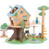 The Big Family Wooden Tree House, Blue - Dollhouses - 1 - thumbnail