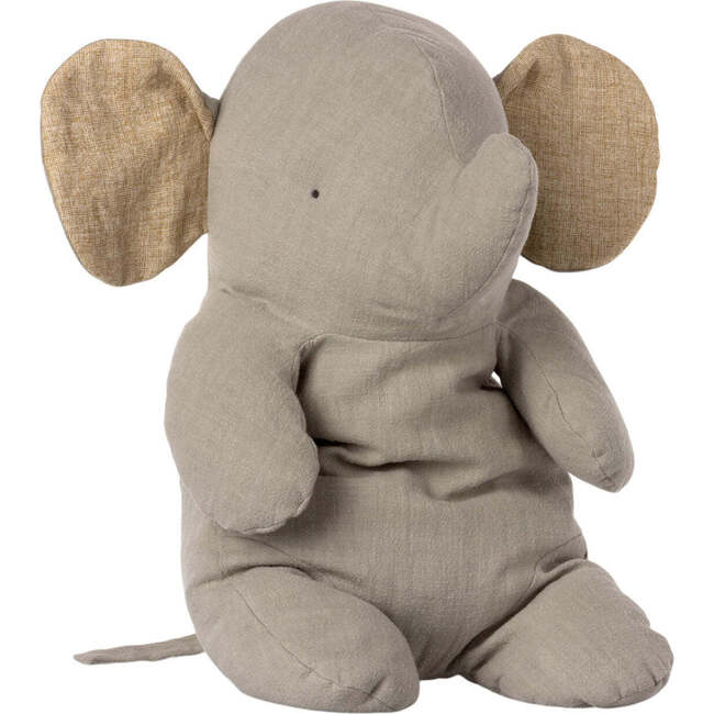 Safari Friends Big Elephant, Grey - Plush - 4