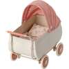 Coral Micro Pram, Pink/Beige - Doll Accessories - 3 - thumbnail