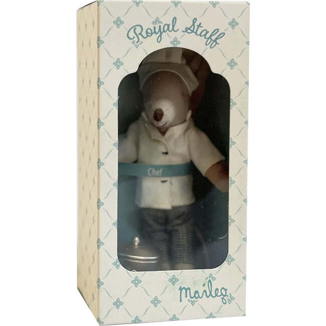 Chef Mouse With Soup Pot & Spoon, Multicolors - Soft Dolls - 6