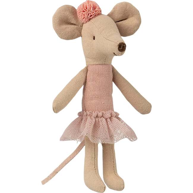 Big Sister Ballerina Mouse, Beige/Pink - Dolls - 1