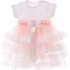 Bella Vina Ruffle Babysuit Dress, Pink - Dresses - 1 - thumbnail