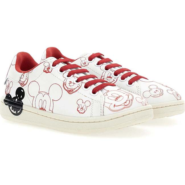 Mickey Sketch Sneakers, White