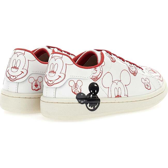 Mickey Sketch Sneakers, White - Sneakers - 3