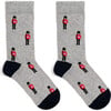 Great British Cotton Socks, Queen's Guard Grey - Socks - 1 - thumbnail