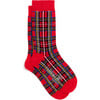 Great British Cotton Socks, Red Tartan - Socks - 2