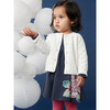 Long Sleeve Twirl Baby Dress, Indigo - Dresses - 2