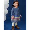 Fair Isle Baby Sweater Dress, Triumph - Dresses - 3 - thumbnail