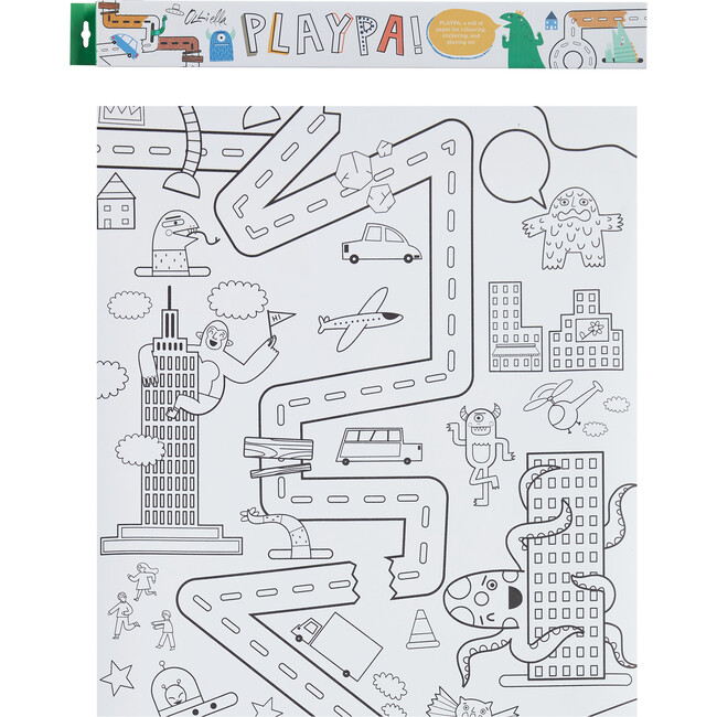 Playpa Paper, Monsters Take Over the City - Arts & Crafts - 1