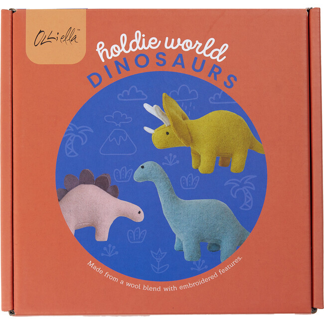 Holdie Folk Set, Dinosaurs - Plush - 4