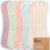 SOFTE Muslin Baby Burp Cloth, Blooms - Bibs - 1 - thumbnail