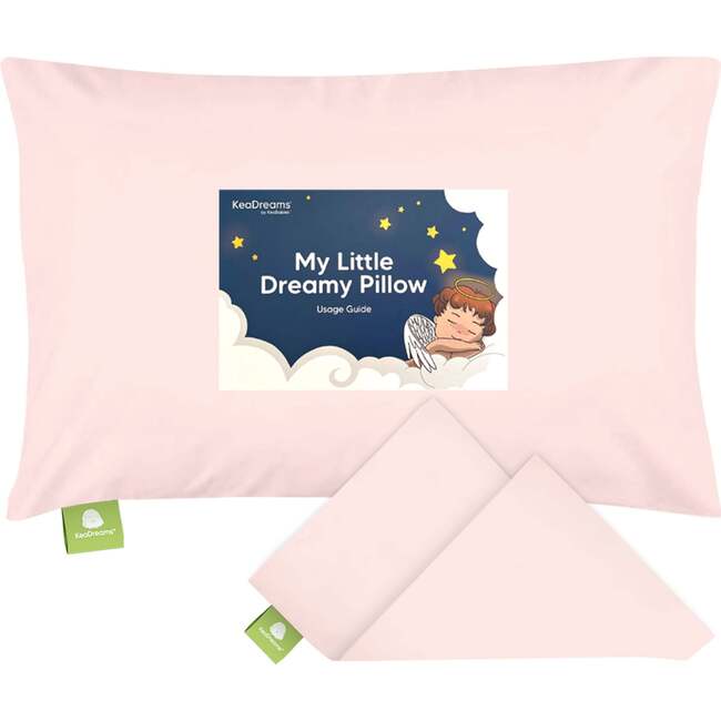 Printed Toddler Pillowcase, Mist Pink