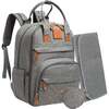 Rove Diaper Bag, Classic Gray - Diaper Bags - 1 - thumbnail