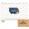 Jumbo Toddler Pillow with Pillowcase, Jolly Rainbow - Nursing Pillows - 1 - thumbnail