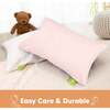Printed Toddler Pillowcase, Mist Pink - Nursing Pillows - 7