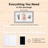 Clean Touch Inkless Hand & Footprint Duo Frame Kit, Cloud Gray - Playmats - 5