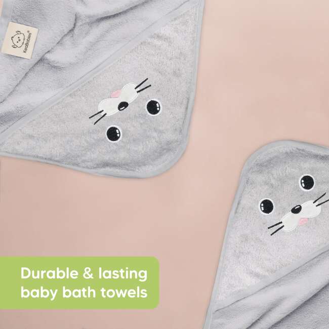 Bamboo Hooded Towel, Seal - Bath Towels - 5