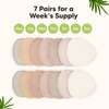 Women's Contour Organic Nursing Pads, Neutrals - Nursing Covers - 6