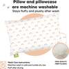 Jumbo Toddler Pillow with Pillowcase, Jolly Rainbow - Nursing Pillows - 4