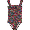 Little Sweet Pea One-Piece Swimsuit, Indra - One Pieces - 1 - thumbnail