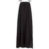 Women's Susanna Cinched Maxi Dress With Side Slit, Black - Dresses - 1 - thumbnail