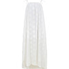 Women's Susanna Cinched Maxi Dress With Side Slit, White - Dresses - 1 - thumbnail