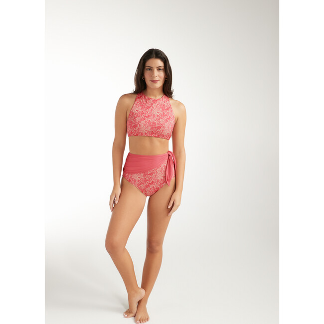 Women's Genevieve Bottoms With Side-Sweeping KnotTtie, Indra Coral