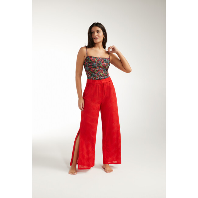 Women's Eve Gaucho Pant, Red