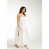 Women's Susanna Cinched Maxi Dress With Side Slit, White - Dresses - 4