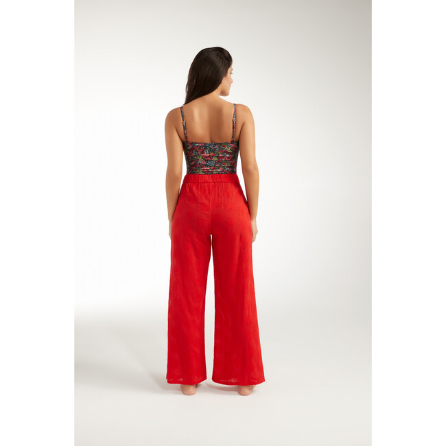 Women's Eve Gaucho Pant, Red - Cover-Ups - 3