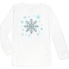 Snow Princess Long Sleeve Shirt, White, Blue & Silver - Shirts - 1 - thumbnail