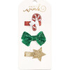 Christmas Clip Set, Multicolor - Hair Accessories - 1 - thumbnail