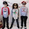 Cool Santa Long Sleeve Shirt, Heather & Red - Shirts - 4