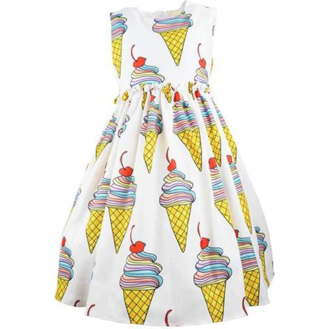 Ice Cream Dream Dress, White