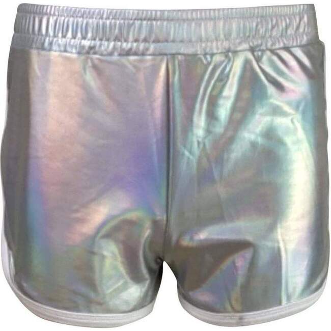 Space Track Shorts, Silver