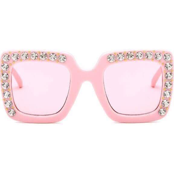 Elton Sunglasses, Pink - Lola + The Boys Sunglasses | Maisonette