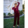 Women's Vintage Silk Velvet Mechanic Overall


, Red - Overalls - 3 - thumbnail