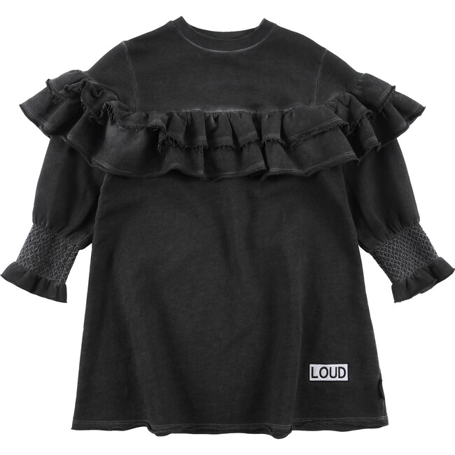 New Wave Dress, Black Pigment dye - Dresses - 1