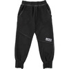 Italian Joggers, Black Pigment dye - Sweatpants - 1 - thumbnail
