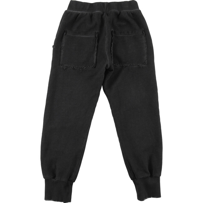 Italian Joggers, Black Pigment dye - Sweatpants - 3