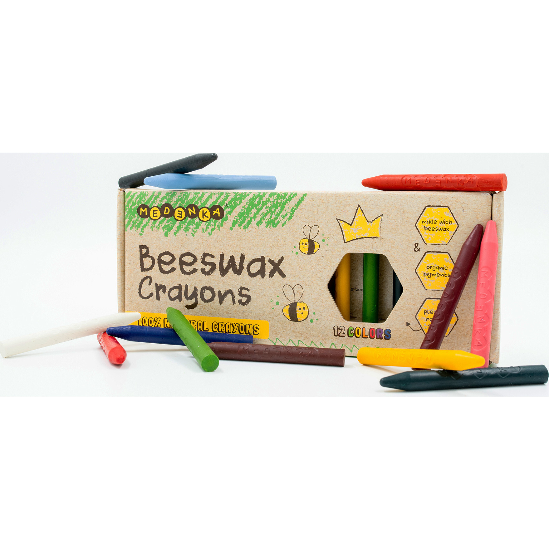 Medenka Classic Beeswax Crayons – The Westcott House