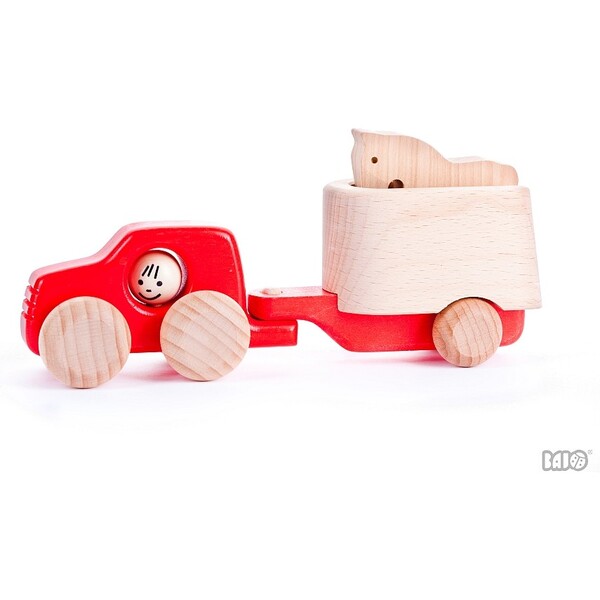 Car with Horse, Red Bajo Kids