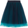 Tulle Skirt, Navy Blue Blue - Skirts - 2
