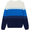 Wool Sweater, Blue Multi - Sweaters - 2 - thumbnail