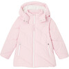 Water-Repellent Down Jacket, Blush Pink - Jackets - 1 - thumbnail