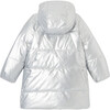 Reversible Down Jacket, Silver - Jackets - 2
