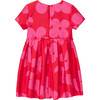 Holiday Jacquard Dress, Pink Redrk Beige - Dresses - 2