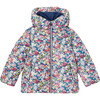 Liberty Print Down Jacket, Pink Multi - Jackets - 1 - thumbnail